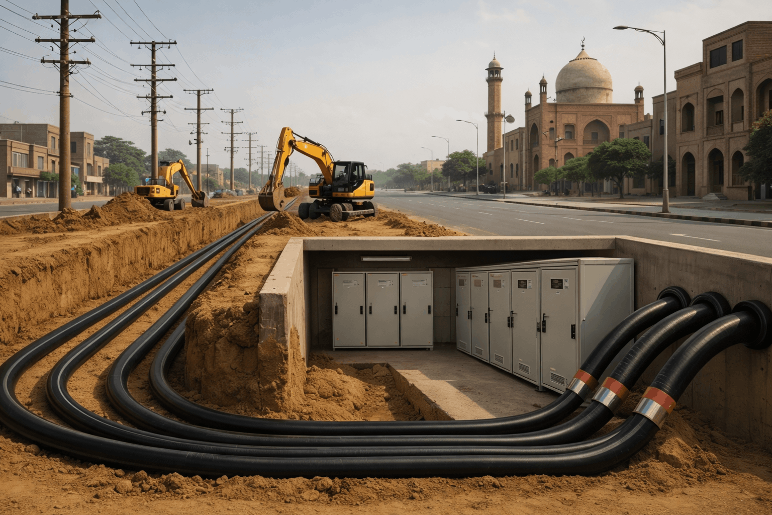 Punjab Launches Plan to Underground Power Cables in Lahore - The Real Time