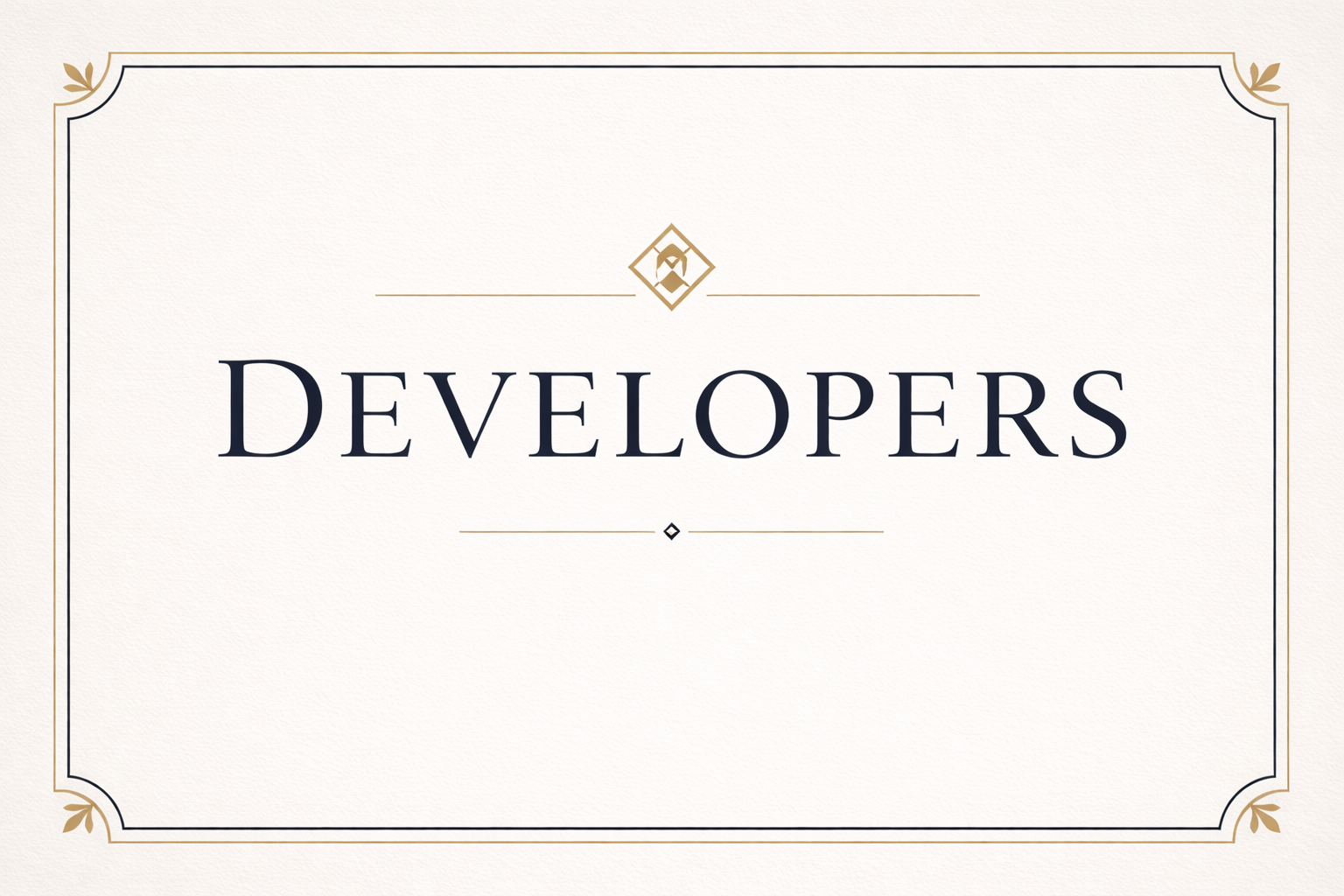 Developers