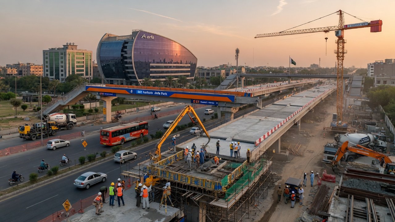 Lahore's Major Signal-Free Corridor Near Arfa Tech Park to Boost ...